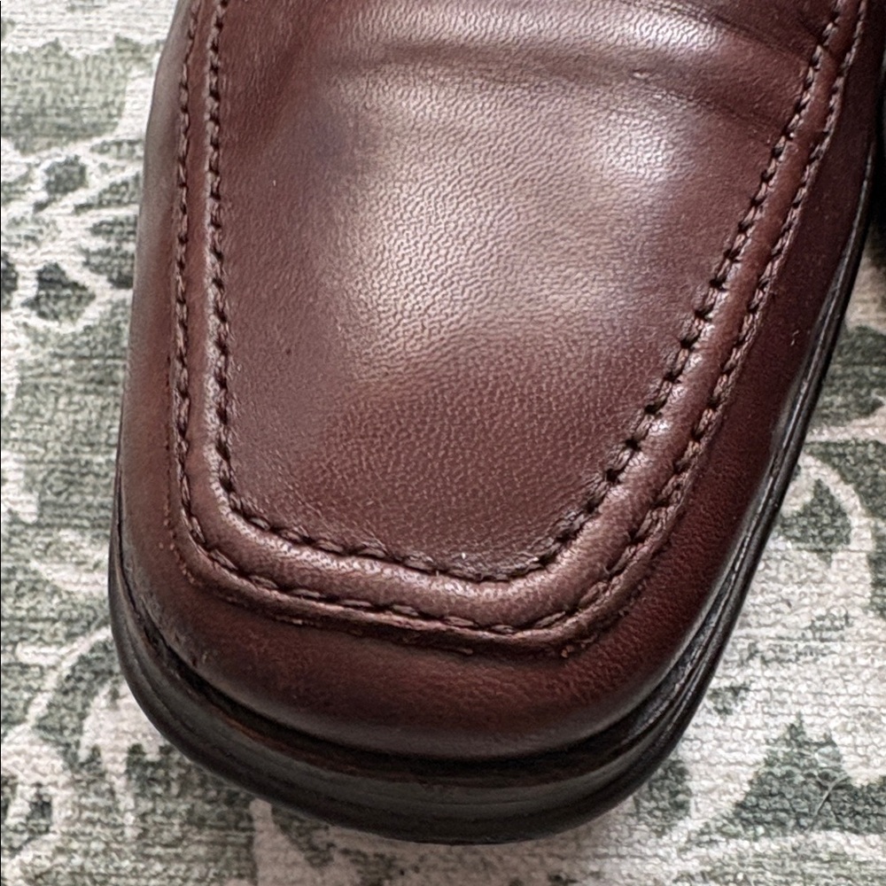 Men’s Bruno Magli slip on loafers size 12 brown Excellent condition - Picture 9 of 12